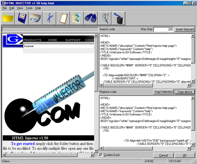 Html Injector Screenshot